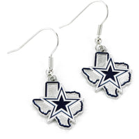 COWBOYS - STATE DESIGN EARRINGS