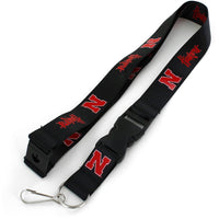 NEBRASKA (BLACK) LANYARD