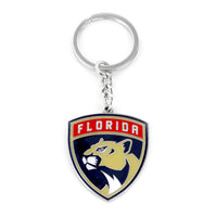 PANTHERS LOGO KEYCHAIN