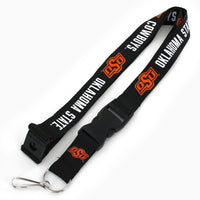 OKLAHOMA STATE (BLACK) LANYARD