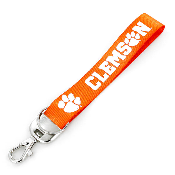 CLEMSON DELUXE WRISTLET KEYCHAIN