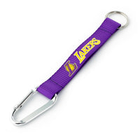 LAKERS (PURPLE) CARABINER LANYARD KEYCHAIN