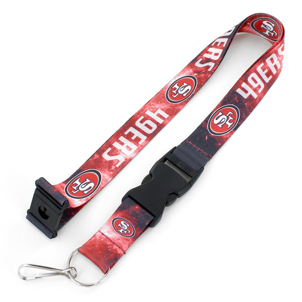 49ERS GALAXY LANYARD