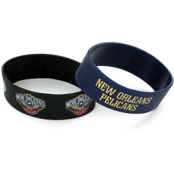 PELICANS WIDE BRACELETS (2-PACK)