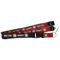 ALABAMA (BLACK/RED) REVERSIBLE LANYARD