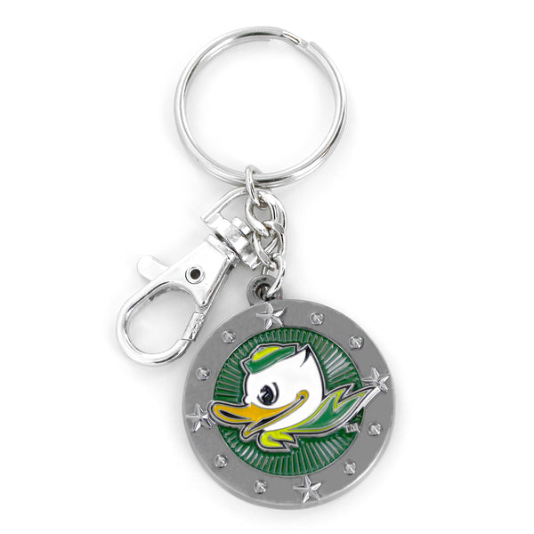 OREGON 'FIGHTING DUCK' IMPACT KEY CHAIN