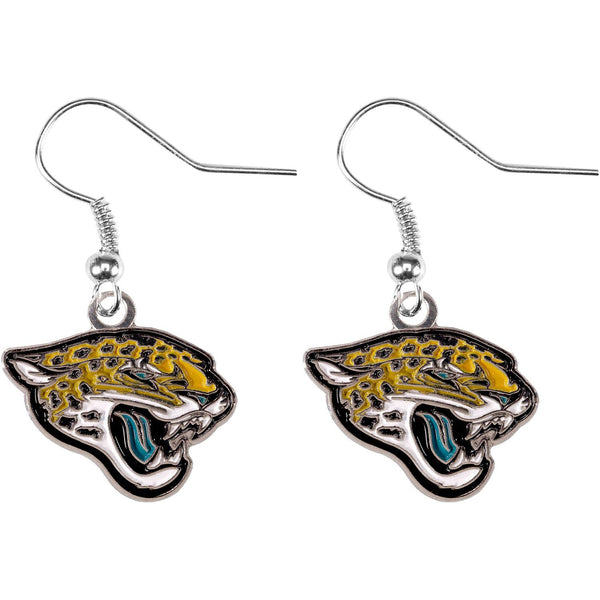 JAGUARS LOGO DANGLER EARRINGS