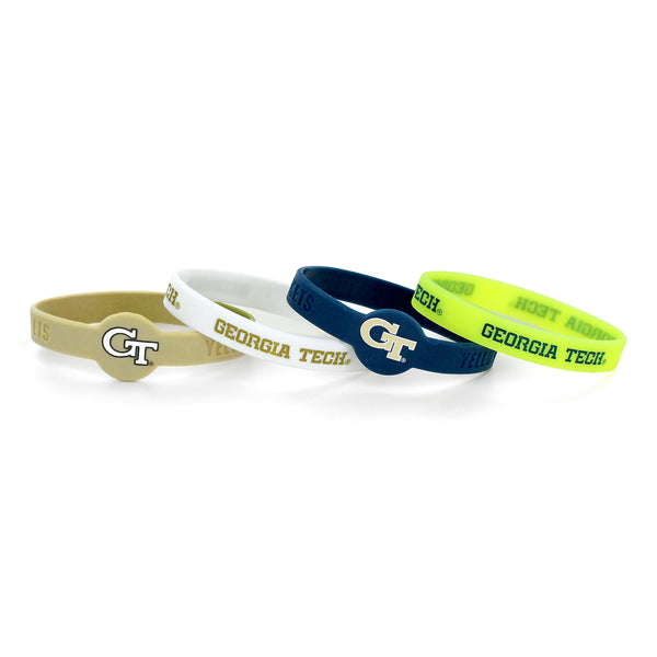 GEORGIA TECH SILICONE BRACELETS (4 PACK)