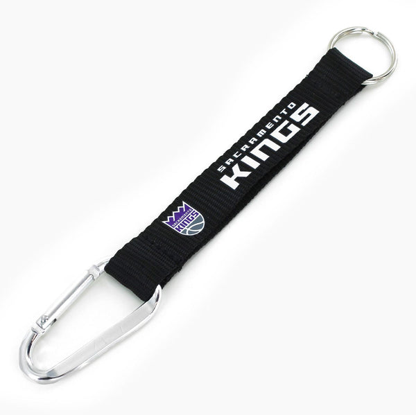 KINGS (BLACK) CARABINER LANYARD KEYCHAIN