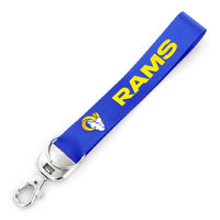 RAMS DELUXE WRISTLET LANYARD KEYCHAIN