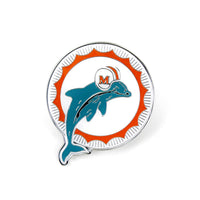 DOLPHINS THROWBACK LOGO PIN