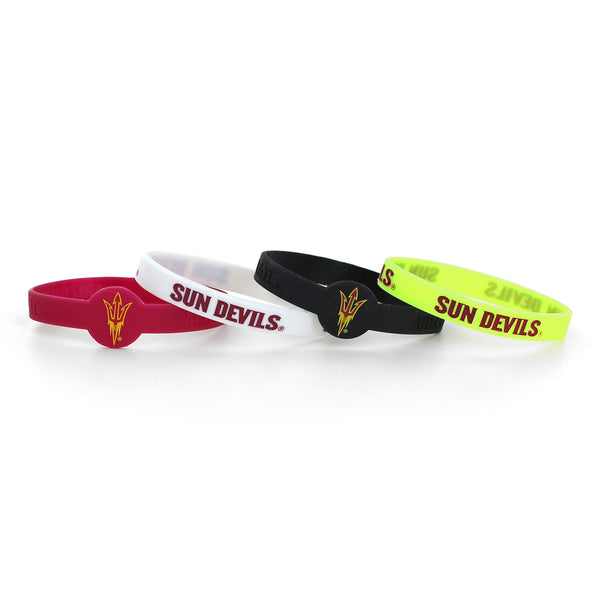 ARIZONA STATE SILICONE BRACELETS (4 PACK)