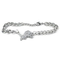 LIONS CHAIN LINK LOGO BRACELET