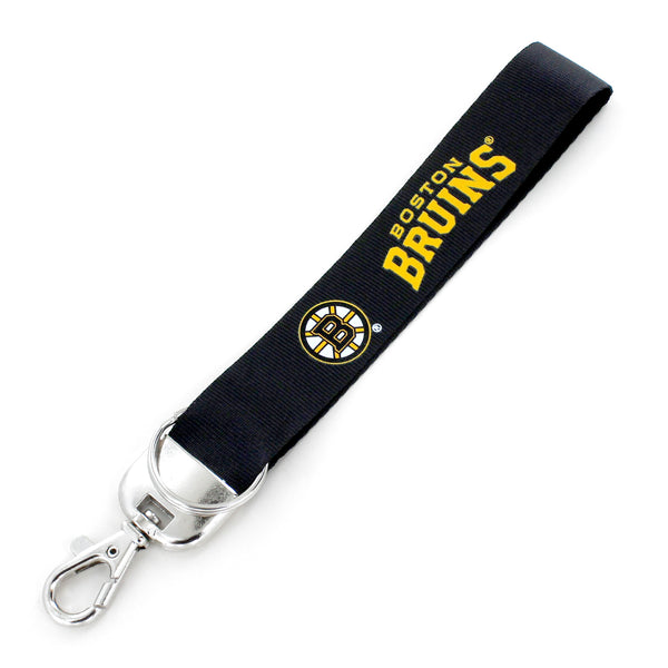 BRUINS DELUXE WRISTLET KEYCHAIN