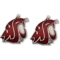 WASHINGTON STATE TEAM POST EARRINGS