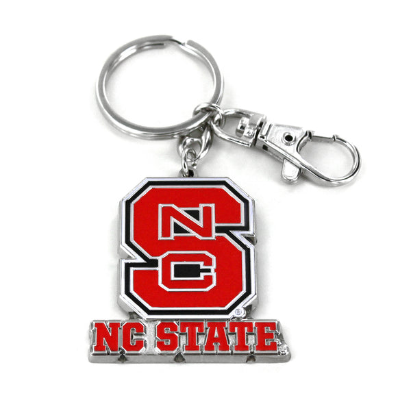 NORTH CAROLINA STATE HEAVYWEIGHT KEYCHAIN