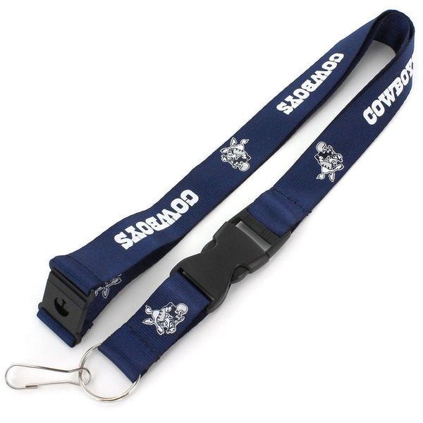 COWBOYS (BLUE) THROWBACK LANYARD