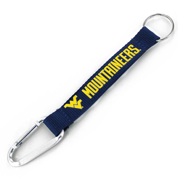 WEST VIRGINIA CARABINER LANYARD KEYCHAIN