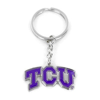 TCU LOGO KEYCHAIN