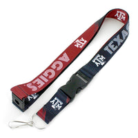 TEXAS A&M CROSSFADE LANYARD