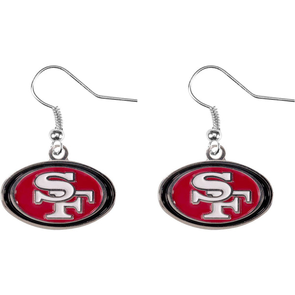 49ERS LOGO DANGLER EARRINGS