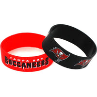 BUCCANEERS WIDE BRACELETS (2-PACK)