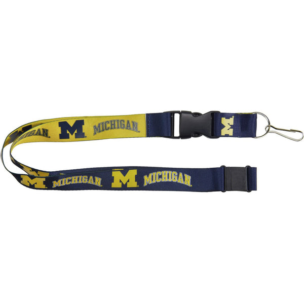 MICHIGAN (GOLD/BLUE) REVERSIBLE LANYARD