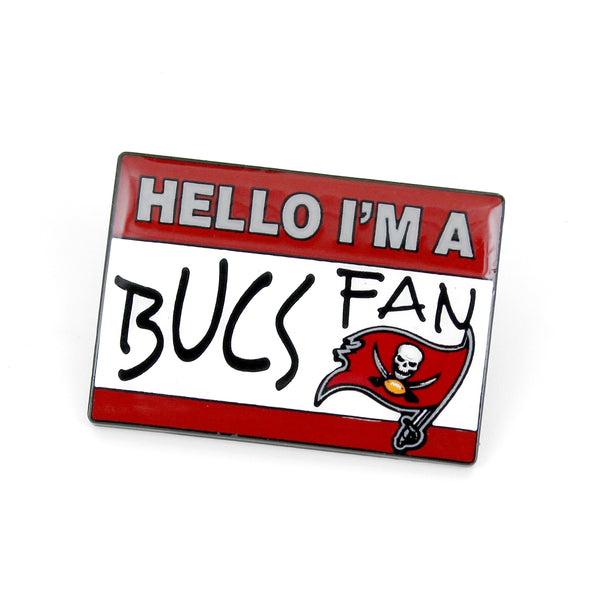 BUCCANEERS NAME TAG PIN