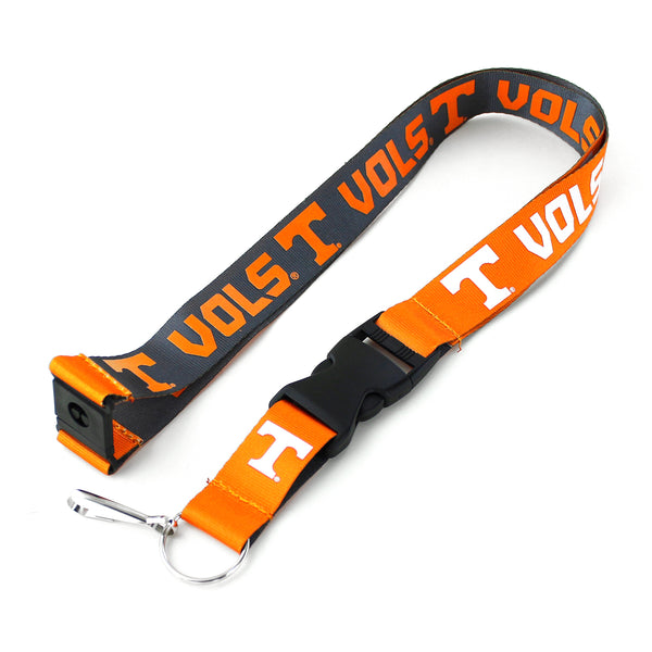 TENNESSEE (ORANGE/GRAY) REVERSIBLE LANYARD