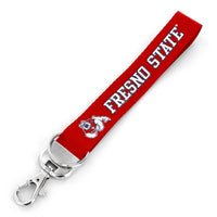 FRESNO STATE DELUXE WRISTLET KEYCHAIN