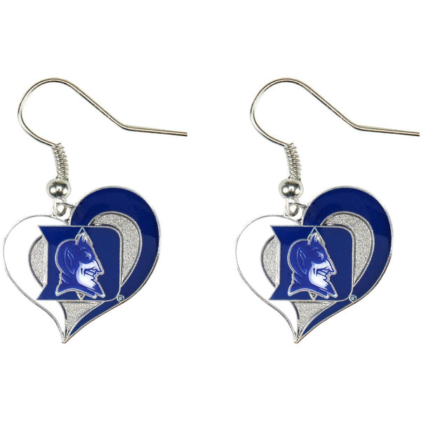 DUKE SWIRL HEART EARRINGS