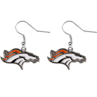 BRONCOS LOGO DANGLER EARRINGS