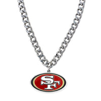 49ERS HEAVYWEIGHT TEAM LOGO NECKLACE