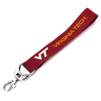 VIRGINIA TECH DELUXE WRISTLET KEYCHAIN