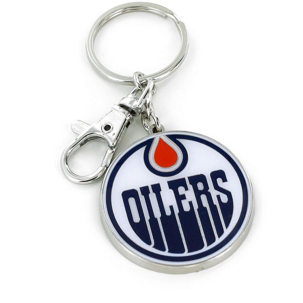OILERS TEAM LOGO HEAVYWEIGHT KEYCHAIN