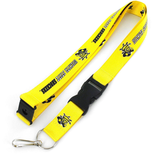WICHITA STATE LANYARD - YELLOW