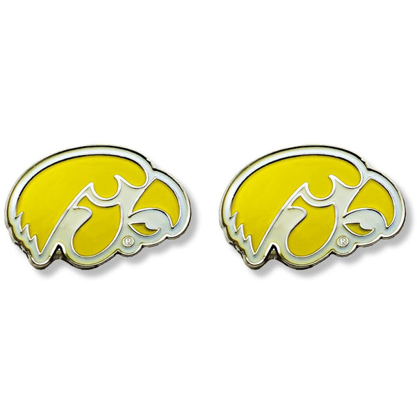 IOWA YELLOW POST EARRINGS