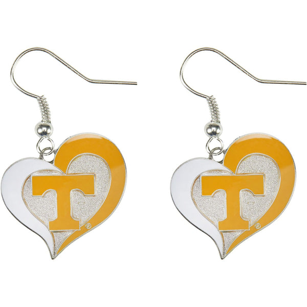 TENNESSEE SWIRL HEART EARRINGS