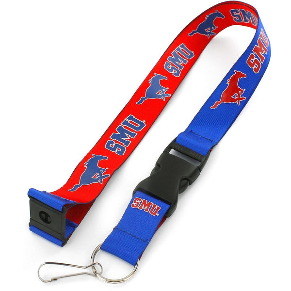 SOUTHERN METHODIST (BLUE/RED) REVERSIBLE LANYARD