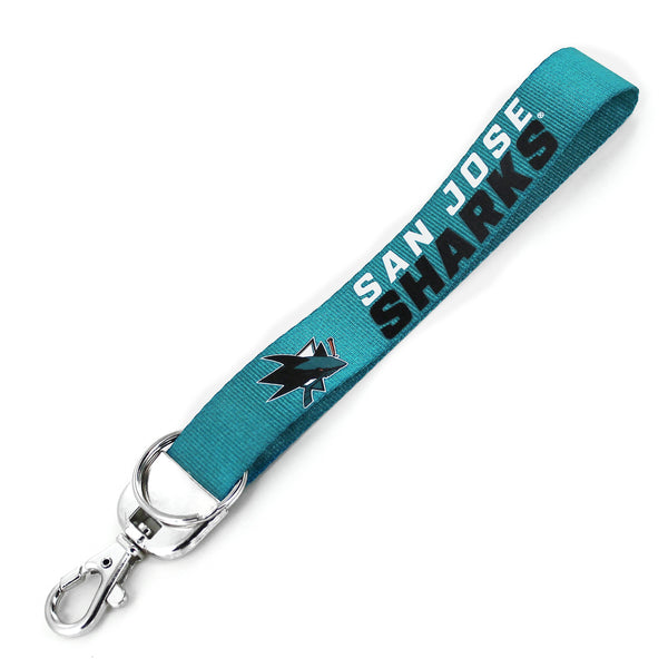 SHARKS DELUXE WRISTLET KEYCHAIN