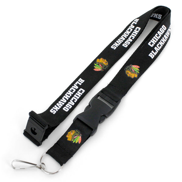 BLACKHAWKS (BLACK) TEAM LANYARD