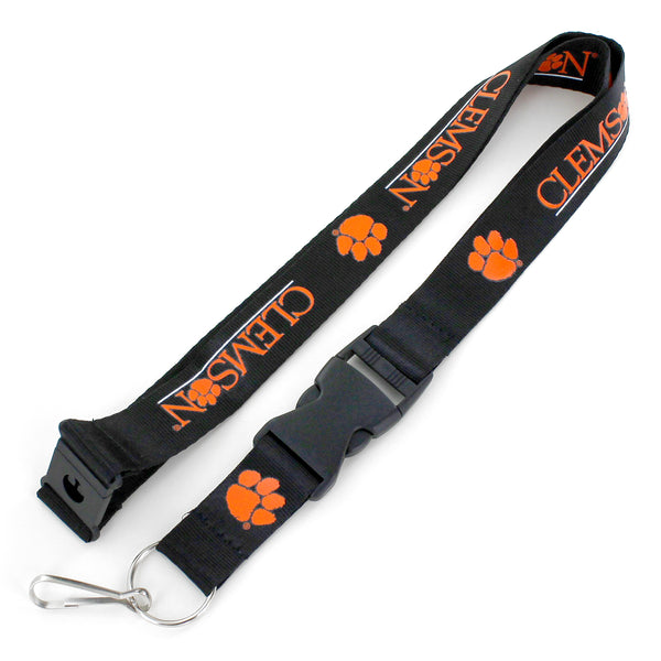 CLEMSON (BLACK) TEAM LANYARD
