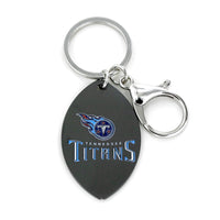 TITANS MATTE FINISH FOOTBALL KEYCHAIN