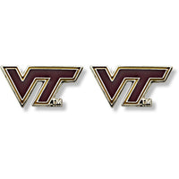 VIRGINIA TECH TEAM POST EARRINGS