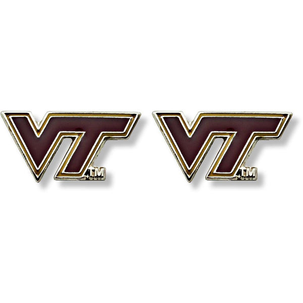 VIRGINIA TECH TEAM POST EARRINGS