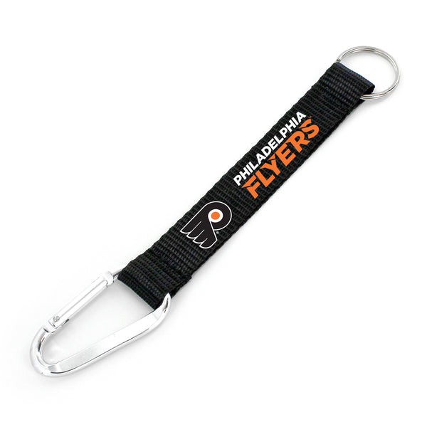 FLYERS (BLACK) CARABINER LANYARD KEYCHAIN