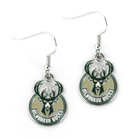 BUCKS LOGO DANGLER EARRINGS