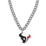 TEXANS HEAVYWEIGHT TEAM LOGO NECKLACE