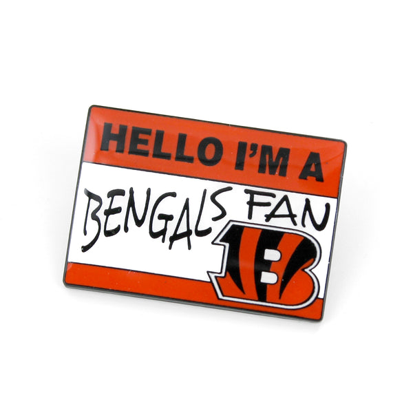 BENGALS NAME TAG PIN