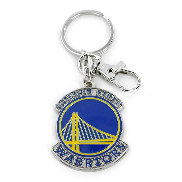 WARRIORS TEAM LOGO HEAVYWEIGHT KEYCHAIN